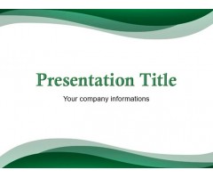 Free Green Abstract Powerpoint Template 