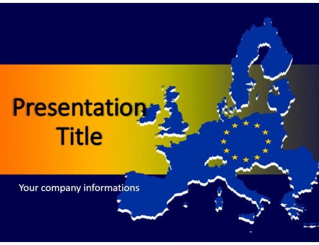 United Europe Free PowerPoint Template