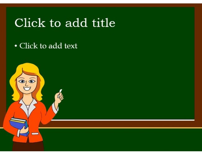 Teacher Themed Powerpoint Templates