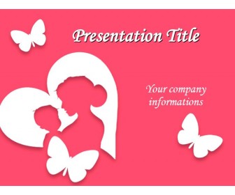 Mother’s day Pink Powerpoint Free Template