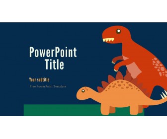 Free Dinosaur PowerPoint Template